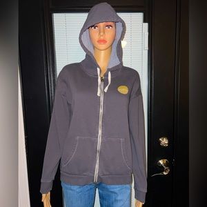 O’Neill dark gray/blue zip hoodie